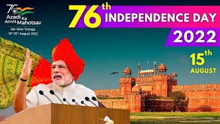 Indias 76th Independence Day Celebrations – PM’s address to the Nation  LIVE from the Red Fort [upl. by Killoran]