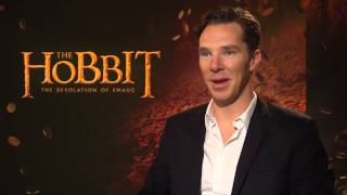 Benedict Cumberbatch on playing Smaug in The Hobbit [upl. by Yenahs89]