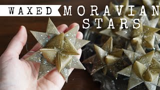 Moravian Star Tutorial  How to Make Nostalgic Waxed Paper Star Ornaments [upl. by Butterworth593]