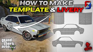 HOW TO MAKE TEMPLATE AND LIVERY OF ANY CAR WITH ZMODELER 3 FOR GTA 5  LIVERY SUPPORT  URDU\HINDI [upl. by Elata]