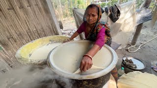 Traditional Papad Making in Village  Indian Food [upl. by Chantalle]