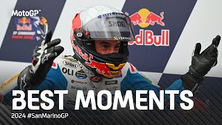 Best MotoGP™ Moments 🔥  2024 SanMarinoGP [upl. by Eiramnaej]