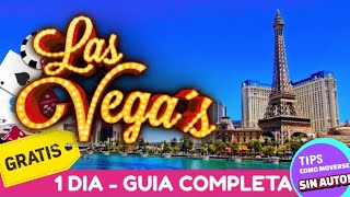 LAS VEGAS GRATIS EN 1 DIA Y SIN AUTO✅️ ESTO ES POSIBLE❓️🤔 GUIA Y TIPS 2024 QUE HACER ❓️ QUE VER❓️🎰🎲💵 [upl. by Eatnahc]