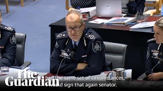 AFP officer tells Senate he would repeat undercover operation on autistic teenager [upl. by Hceicjow419]