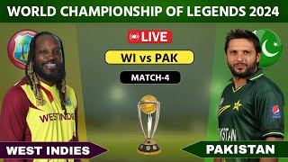 Live Pakistan Champions vs West Indies Champions  PAKC vs WIC Live  World Legends Championship [upl. by Cirala]