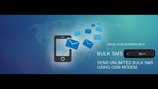 How To Send Unlimited Bulk SMS Using Any GSM Modem [upl. by Annelise]