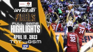 TNT vs Brgy Ginebra Finals G5 highlights  Honda S47 PBA Governors Cup  Apr 19 2023 [upl. by Elleinnod]