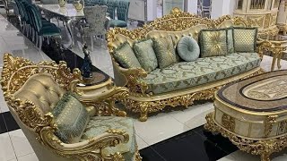 Royal furniture sofa set  latest sofa design 2024  most beautiful sofa design 2024  luxury sofa [upl. by Lehman]