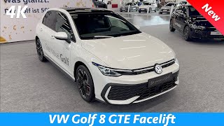 VW Golf 8 GTE 2024 FIRST look 4K  Facelift Exterior  Interior 15 eTSI  272 HP [upl. by Alvy]