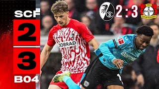 Bayer Leverkusen  Freiburg 23 HIGHLIGHTS Bundesliga 2024  SC Freiburg  Leverkusen [upl. by Hassi224]