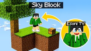 Esoni Played Minecraft But its on SKY BLOCK Tagalog [upl. by Aziram207]