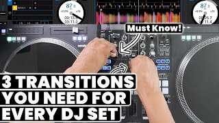 3 DJ Transitions to IMPRESS Any Crowd  StepbyStep Breakdown [upl. by Vyky]