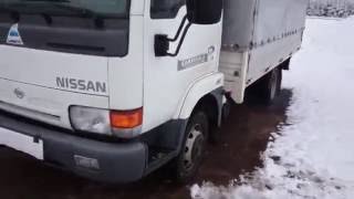 Nissan Cabstar 30TD 2000 Cold Start [upl. by Izawa455]