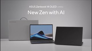 ASUS Zenbook 14 OLED UM3406 Unboxing Video  New Zen with AI [upl. by Neron]