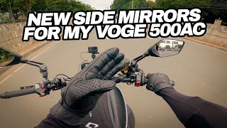 New Side Mirrors for the VOGE 500AC [upl. by Wyly391]