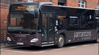 758 Worcester To Tenbury Wells Via Great Witley [upl. by Korten372]