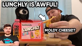 Moldy Cheese Lunchly vs Lunchables WORST Lunchly Ever STALE Chips [upl. by Nelubez502]