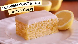 Melt In Your Mouth Lemon Cake Recipe 🍋 [upl. by Carol-Jean]