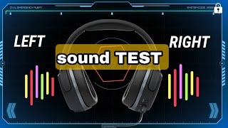 left  right stereo earphoneblooth headphones sound test [upl. by Eibbed]