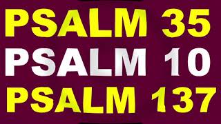 PSALM 35 PSALM 10 PSALM 137 MOST POWERFUL VIGIL THE PSALMISTS PRAYER [upl. by Rahsab227]