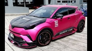 Toyota CHR car Modified 2020  Sport Car  bro Modification [upl. by Ahsekahs]