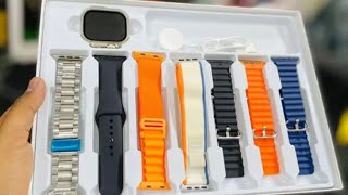 Unboxing Of smart watch ultra ⏱️👀 Unboxing Vlog  SHAAAZFAMILY ⁉️ [upl. by Etsyrk]