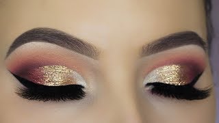 Glitter Glam Eye Makeup Tutorial [upl. by Stillas]