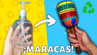 Como hacer MARACAS con MATERIAL Reciclable [upl. by Ahtnahc]