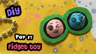 ★ DIY POP IT FIDGET TOY MAKEN VAN PAPIER ★ KNUTSELEN MET PAPIER EN KARTON ★ KNUTSEL FILMPJE [upl. by Sadira]