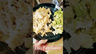 Slow cooker zesty chicken pasta food fall recipe cooking [upl. by Cora]