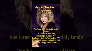 5 years Tina Turner1973 1989 tinaturner soul rock pop music audio [upl. by Nohsar660]