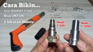 CARA BIKIN MINI RAMSET T500 BISA UNTUK 2 UKURAN MESIU [upl. by Aileek259]