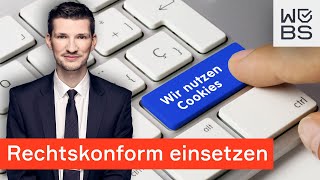 Fehler bei CookieBannern vermeiden So geht’s richtig  DSGVO einfach erklärt 4  WBSLEGAL [upl. by Anivad912]