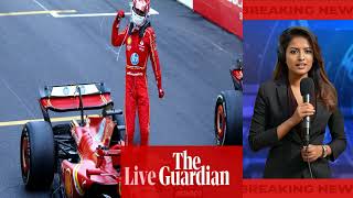 Leclerc Wins Monaco Grand Prix after Surviving CrashFilled Race [upl. by Raseda849]