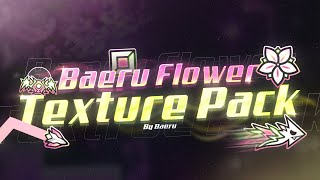 Baeru Flower Texture Pack Showcase  Geometry dash Texture Pack  Join membership for Download [upl. by Atteroc]