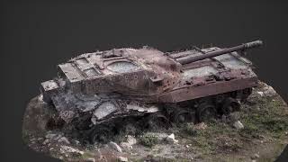 Photogrammetry of a Chieftain Tank at Dhekelia Range [upl. by Alletneuq140]