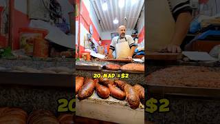 2 spleen sandwich in Fes Morocco 🇲🇦 streetfood fes moroccanfood shorts morocco [upl. by Aierb876]