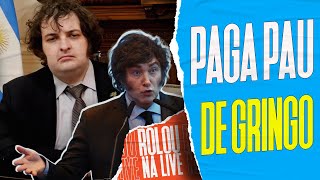 PAULO KOGOS VAI À ARGENTINA FAZER COSPOBRE DE MILEI E PASSA VERGONHA NAS RUAS  Galãs Feios [upl. by Wendalyn]