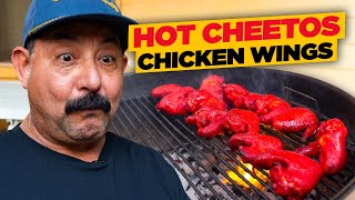 Trying Hot Cheetos Chicken Wings on the Grill and other DELICIOUS Wing Marinade Recipes [upl. by Allene]