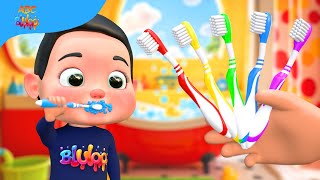 Color Finger Family  Three Little Kittens  BluLoo Nursery Rhymes amp Kids Songs [upl. by Edla]