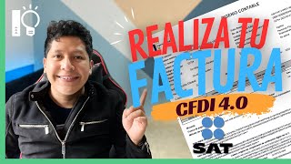 Como emitir un CFDI 40 en el portal del SAT  Factura Fácil Gratis SAT 2023  IngenioContable 💡 [upl. by Milone]