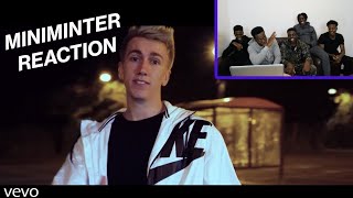 REACTING TO MINIMINTER quotKSIS LITTLE BROTHERquot  DEJI DISS TRACK [upl. by Neleh]