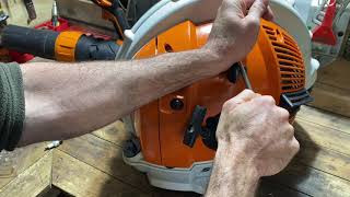 Service Kit Installation for STIHL BR 500 600 700 BR 450 CEF SR 450 [upl. by Anaiv]