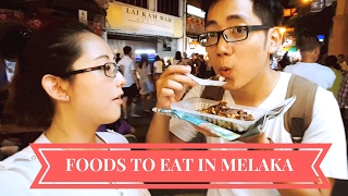 TOP 10 MUST TRY FOODS IN MELAKA │Travel Malaysia Guide [upl. by Anitnerolf178]