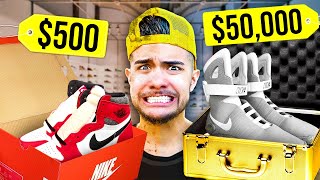 50000 VS 500 Sneaker Shopping [upl. by Neelyam361]