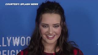 13 Reasons Why Famed Katherine Langford amp Dylan Minnette PDA at HFPA Grants Banquet 2017 [upl. by Aeret]