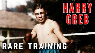 The Legendary Harry Greb  Rare Training in COLOR  Rare Footage [upl. by Allene]