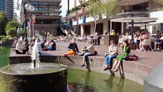 Barbican Centre London’s Hidden Oasis in Glorious 4K  Walking Tour [upl. by Enyalahs]