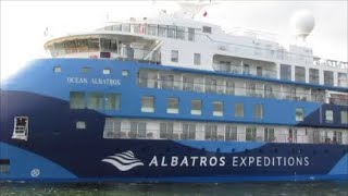 Travemünde Shipspotting Auslaufen der MS OCEAN ALBATROS mit Lotsen  Allzeit Gute Fahrt [upl. by Nylzaj]