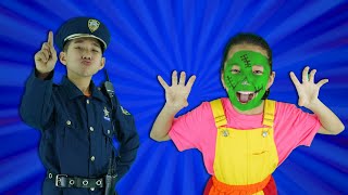 Policeman Police Car Song  More Nursery Rhymes and Kids Songs  Tickle Kids Songs [upl. by Dever853]